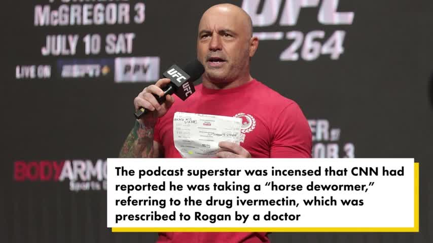 Joe Rogan CNN shouldn't have called his COVID treatment 'horse dewormer'