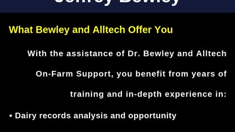 Jeffrey Bewley - Leading the Dairy On-Farm Support Team at Alltech