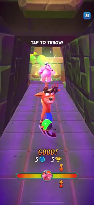 Nitro Pink Elephant Gameplay - Crash Bandicoot On The Run!