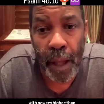 DENZEL WASHINGTON GOD IS SENDING US A MESSAGE ITS NOT A JOKE