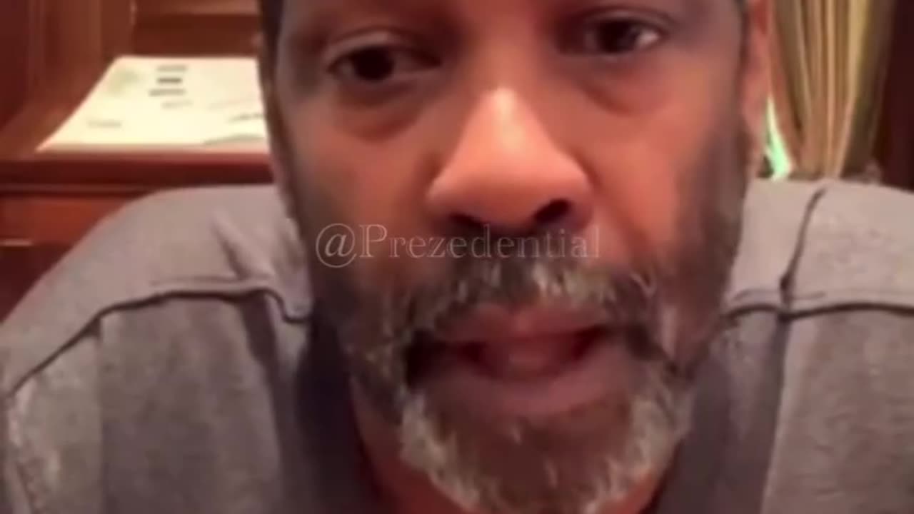 DENZEL WASHINGTON GOD IS SENDING US A MESSAGE ITS NOT A JOKE