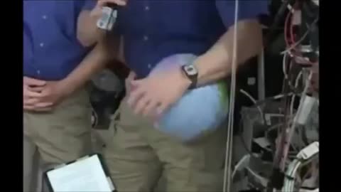 Astronauts (Astro"nots") Caught Dropping Objects Aboard Zero Gravity ISS