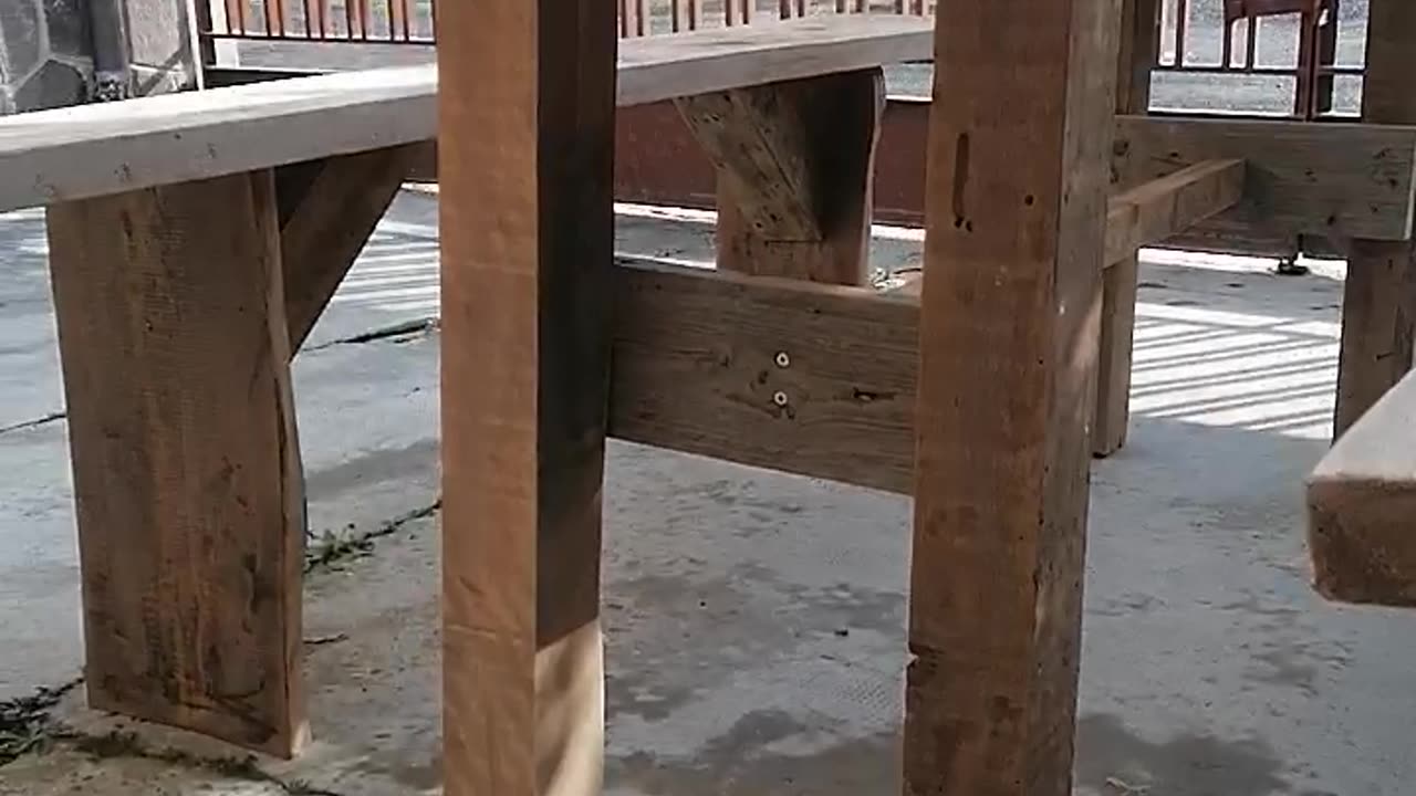 Wood table