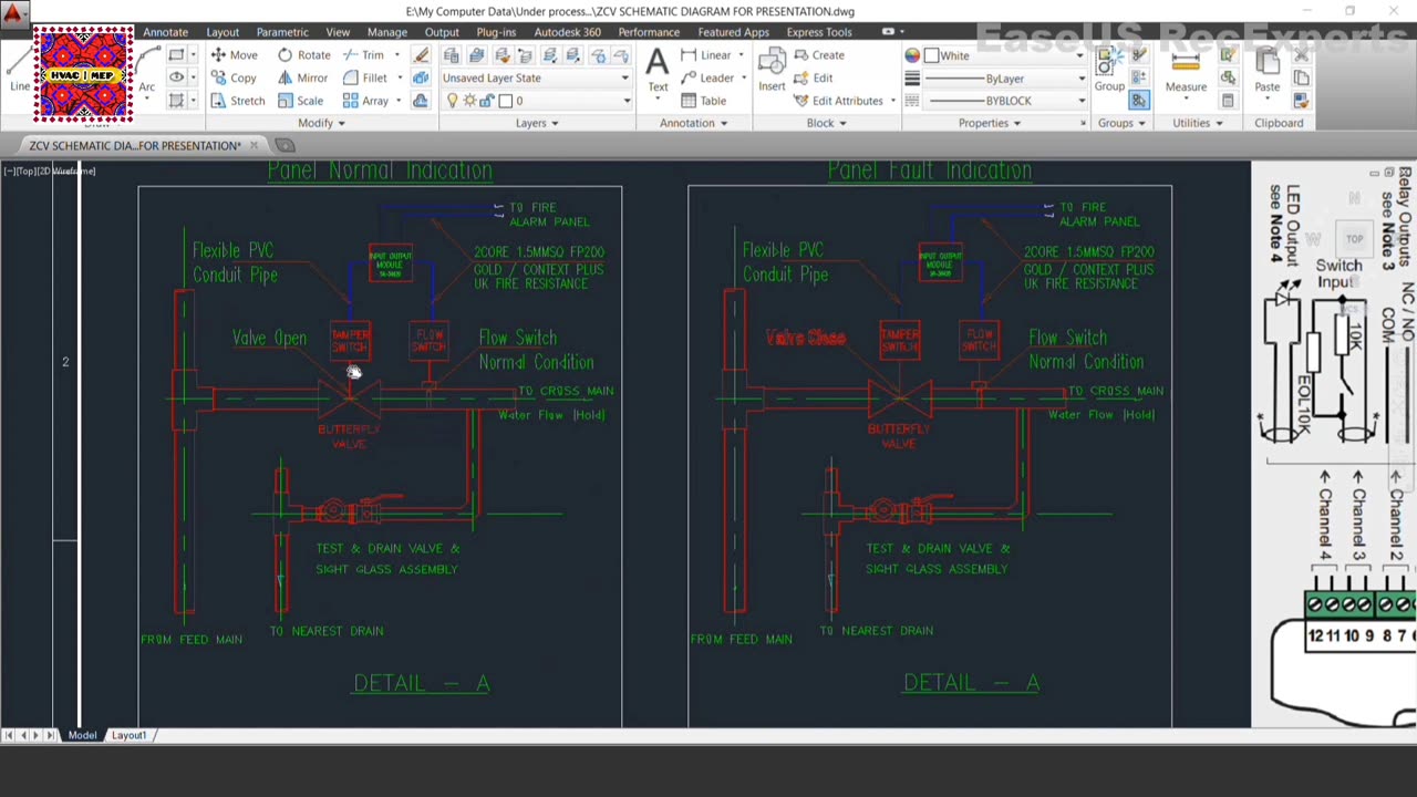 Zone Control Valve _ ZCV _ Wiring Connection _ Fire Alarm Panel _ in Urdu_Hind