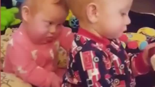 Funny Baby Videos playing #Short_2