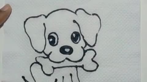 Cute Dog Drawing