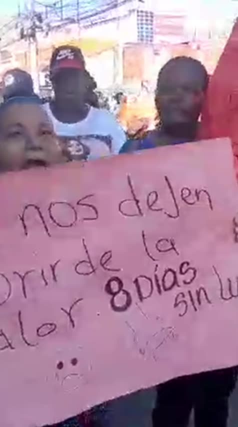 Protestas en el barrio Villa Estrella