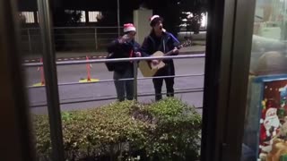 Teen Sings For Her Cancer Friend At Hospital Window