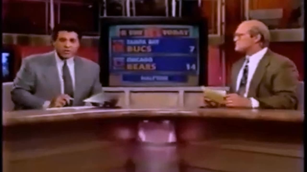 October 18, 1992 - 'The NFL Today Halftime Report'