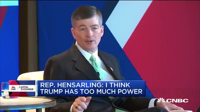 Rep. Hensarling_ I think Trump has too much power