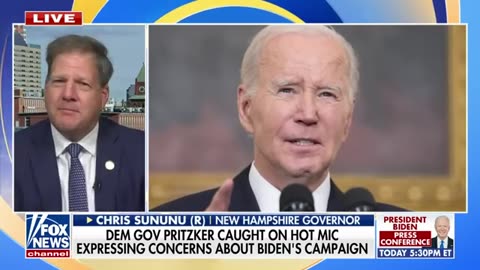 Democrat gov caught on hot mic fretting over presidential race