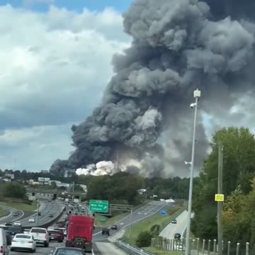 BioLab Chemical Plant in Conyers, Georgia Ignites in Flames, Hazardous Black Smoke Fills Air