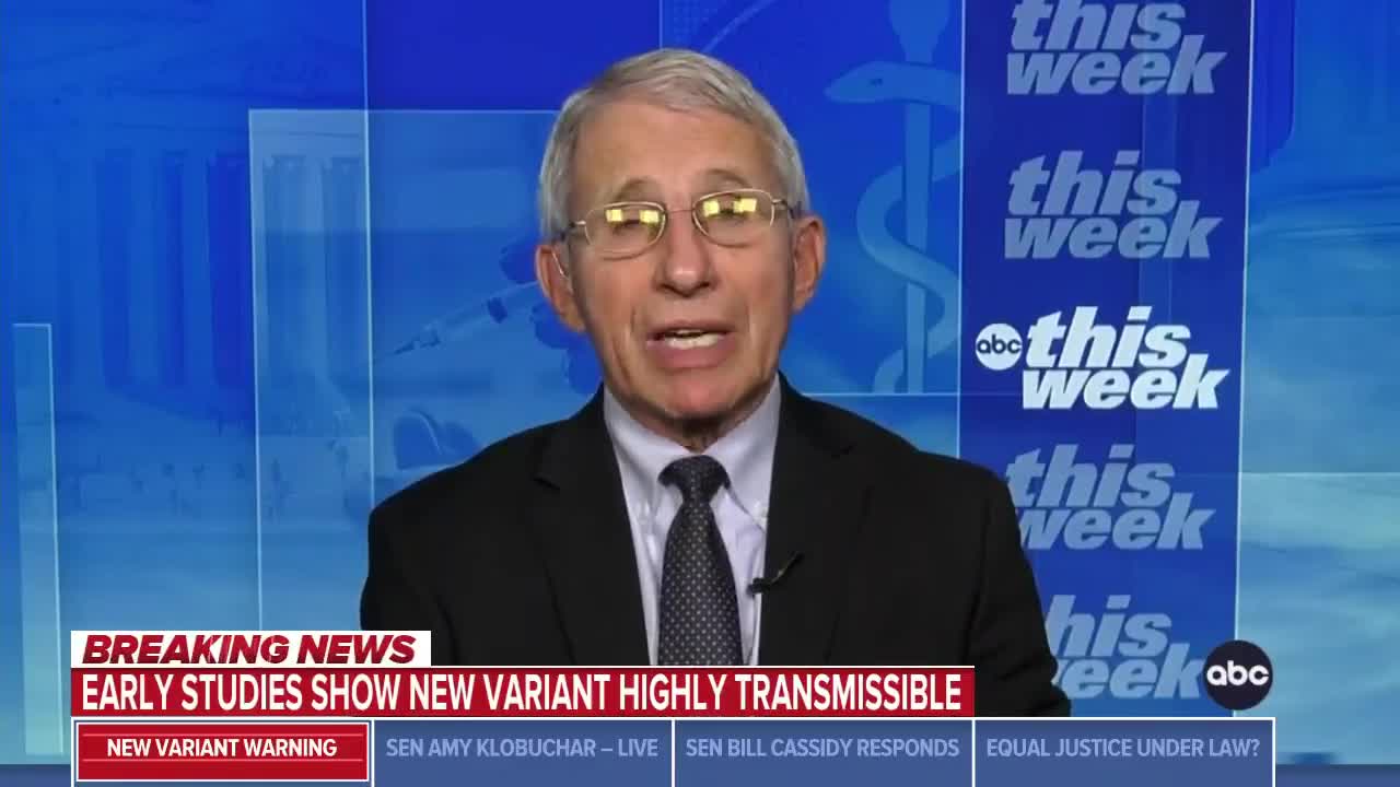 'Too Soon for COVID-19 Lockdowns Over ‘Omicron’ Variant', Says Fauci