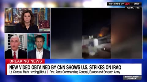 New video appears to show aftermath of US strikes in Iraq