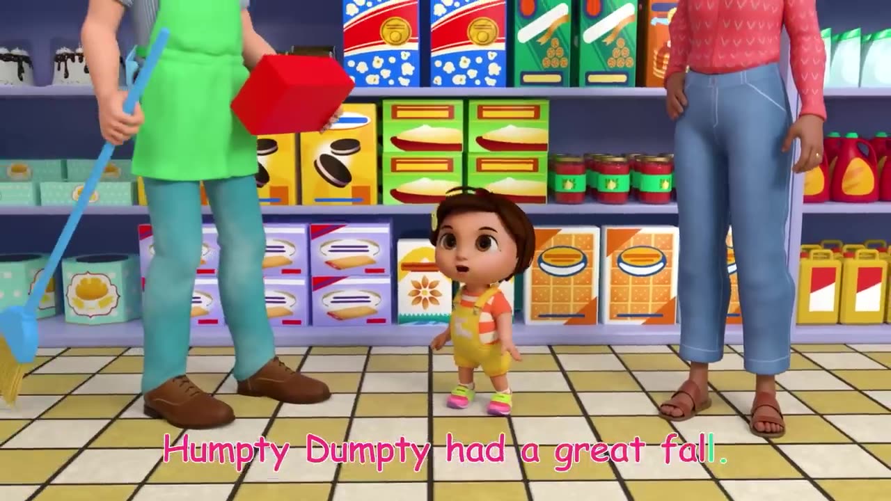 Humpty Dumpty Supermarket | CoComelon Nursery Rhymes and Children Tunes