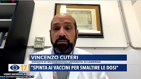 CULTERI, SPINTA AI VACCINI PER SMALTIRE LE DOSI - VERO GIORNALE 07.12.2021