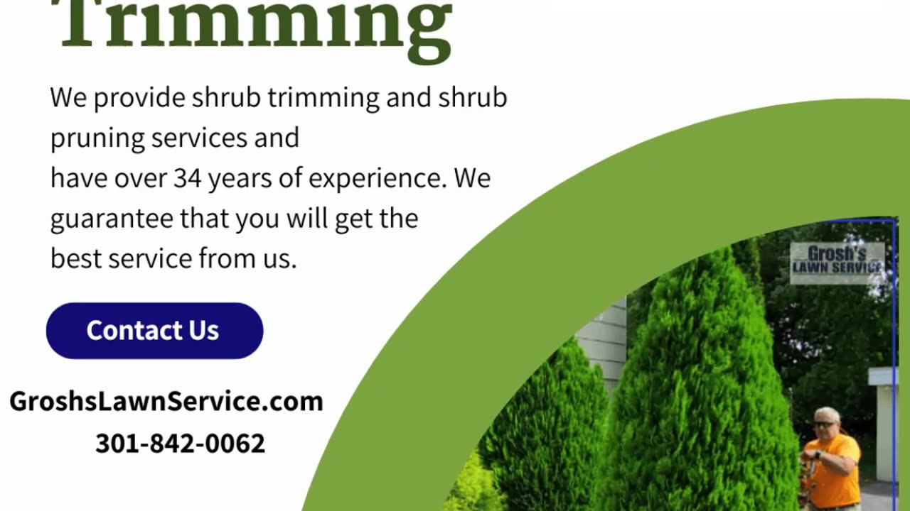 Shrub Trimming Smithsburg Maryland Landscape Company