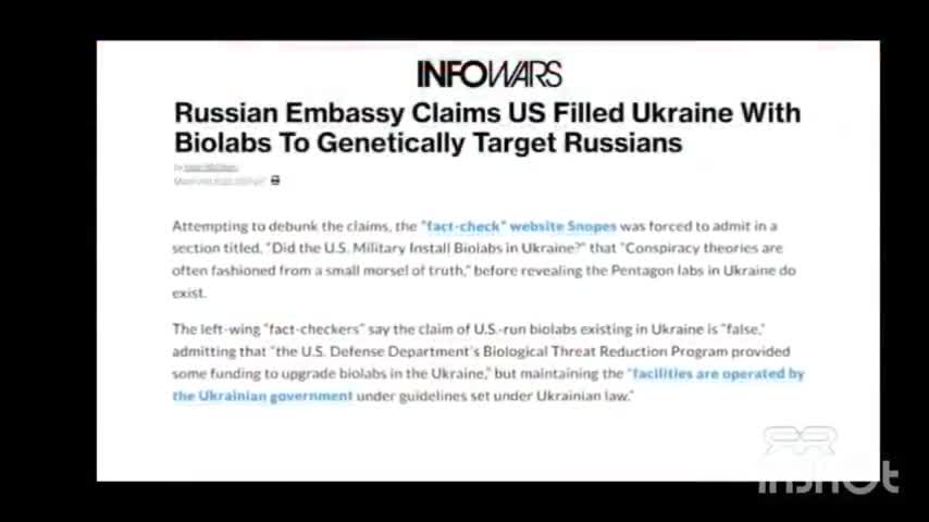 BIOLABS IN UKRAINE