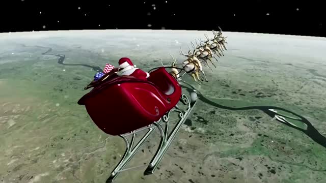 Santa undaunted by arctic blast, says NORAD