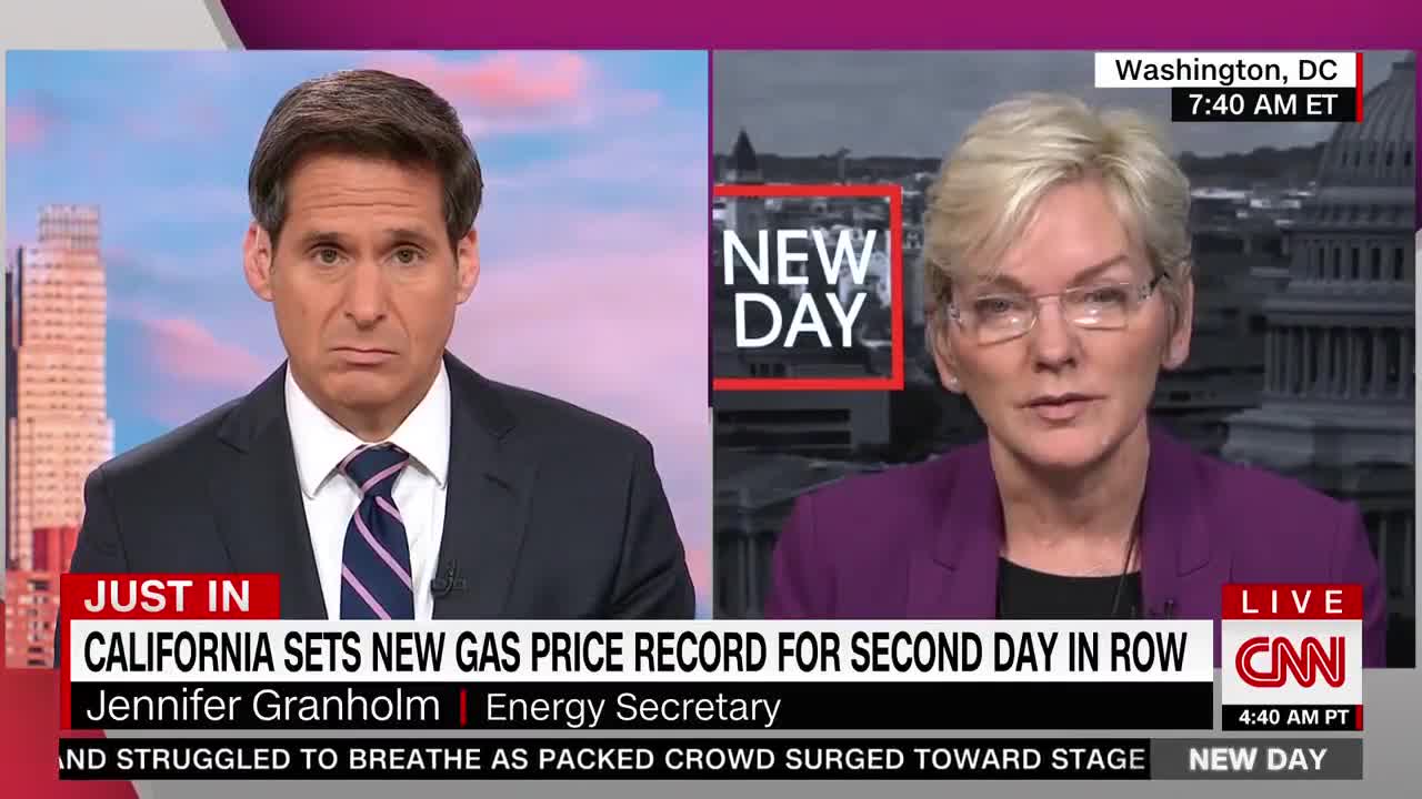 Energy Sec Can't Name a SINGLE Thing They're Doing to Fight High Gas Prices