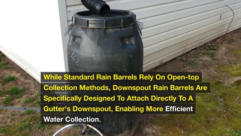 What is a Downspout Rain Barrel? What is it For?