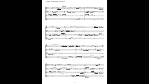 J.S. Bach - Well-Tempered Clavier: Part 2 - Fugue 19 (Saxophone Quartet)