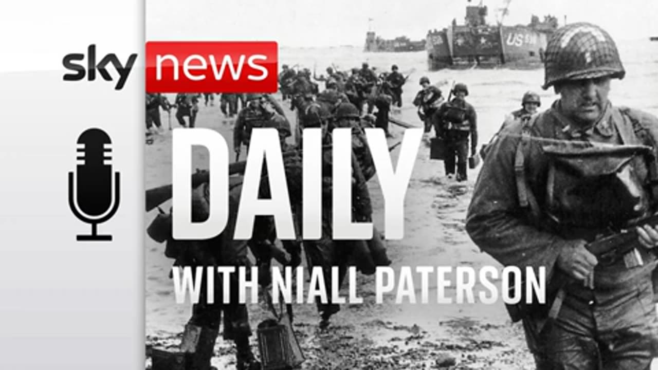 Captured, injured, in the control bunker_ Veterans remember D-Day 80 years on Sky News