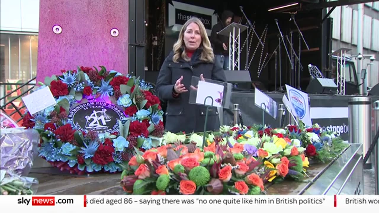 Duchess at Birmingham pub bombing memorial as families renew inquiry plea on 50th anniversary