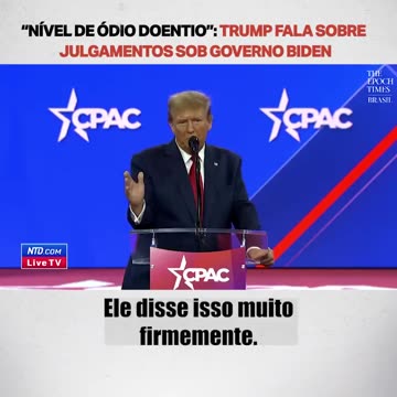 Trump promete fim do desrespeito global e restauração da força militar