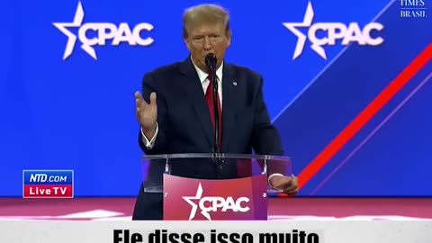 Trump promete fim do desrespeito global e restauração da força militar