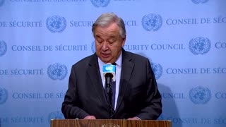 'We need de-escalation now': UN Chief