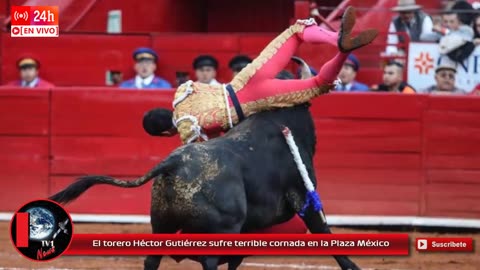 ¡El Toro le dió con todo! El torero Héctor Gutiérrez sufre terrible cornada en la Plaza México