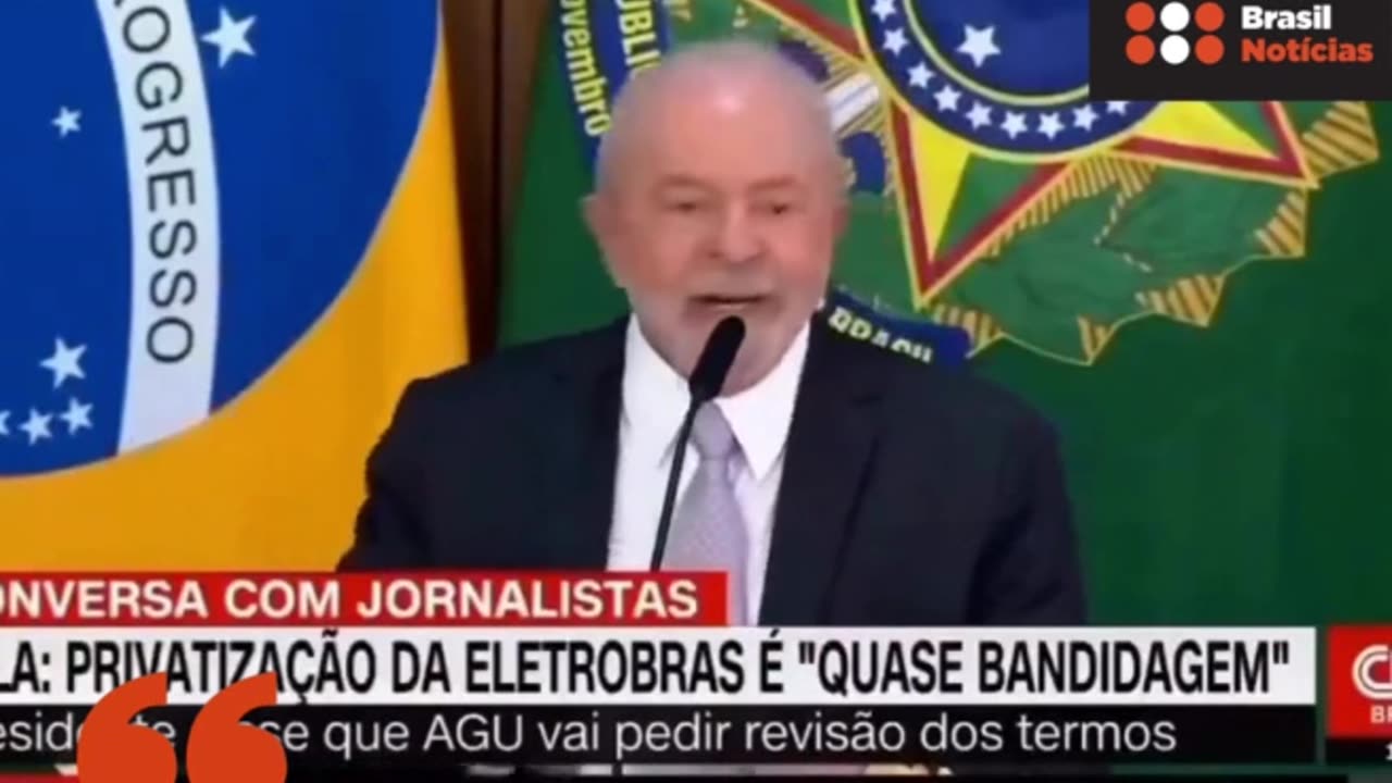 Jornalistas da CNN detonam fala de Lula sobre privatização, "Quase bandidagem"