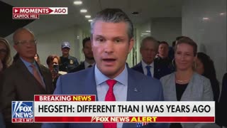 Pete Hegseth just excoriated the media and says he doesn't answer to them