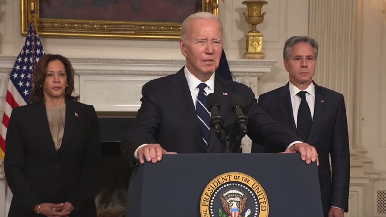 Biden: "Hamas does not stand for the Palestinian people's right to dignity and self-determination."