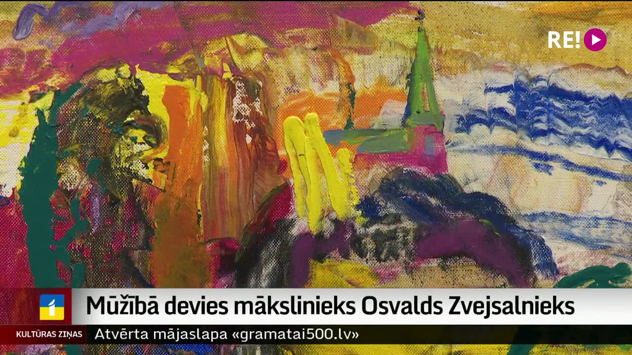 Mūžībā devies mākslinieks Osvalds Zvejsalnieks