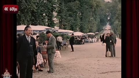 A Day in 1930s Paris _ AI Enhanced Film [4K 60fps] 1939 Film