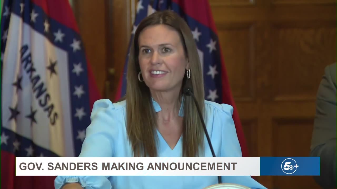 Arkansas Gov Sarah Huckabee Sanders congratulates father for his nomination