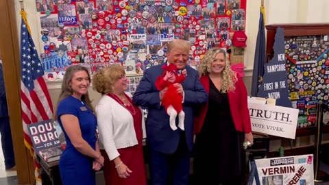 45 Stops at Visitor Center to Say Hello