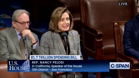 WATCH: Nancy Pelosi Invents ‘Schwanza’ Holiday in House Address