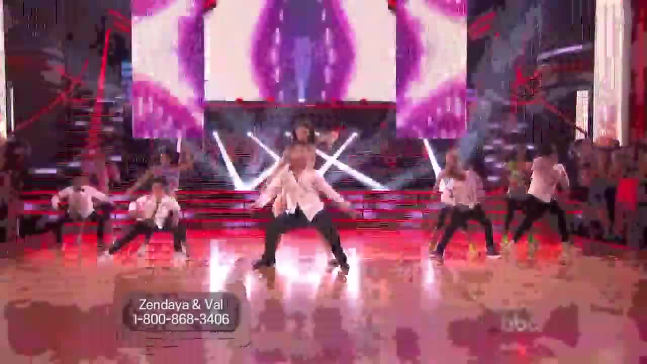 Zendaya & Valentin Chmerkovskiy - Freestyle - Dancing With the Stars 2013 - Week 10