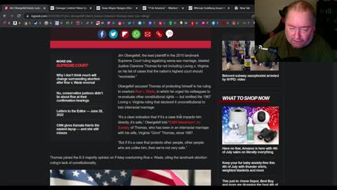 A faggot racist attacks Justice Thomas