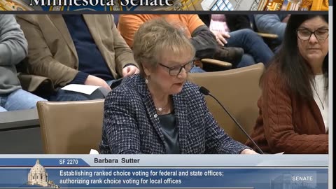 Jon Aanestad and Barb Sutter at MN Senate