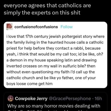 When Dealing with Demons, You Always Call the Catholics #silly #funny #memes #Exorcism #protestants