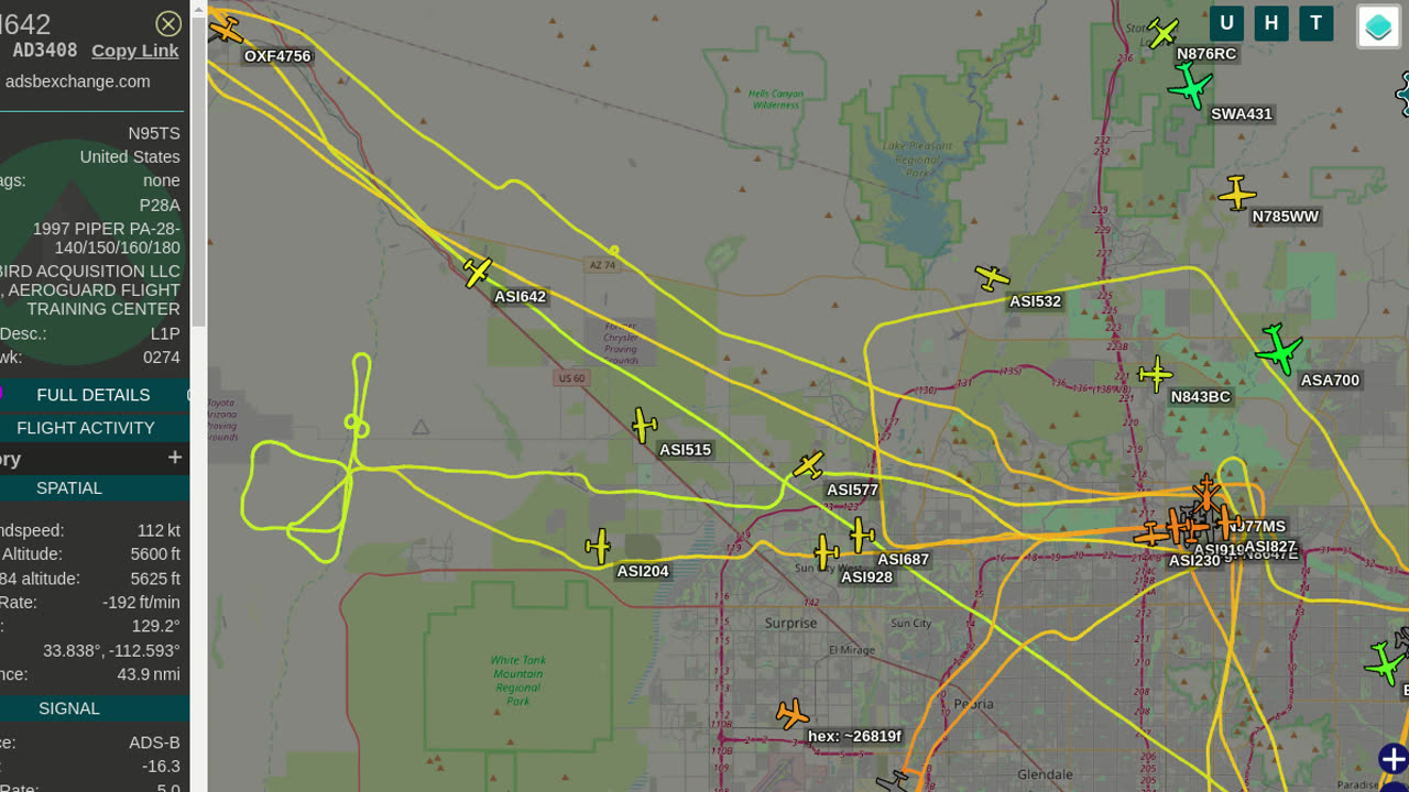 N95TS more gang banging by the MORMONS FROM UTAH - Oct 4th 2:37pm - Aeroguard GANG WARFARE