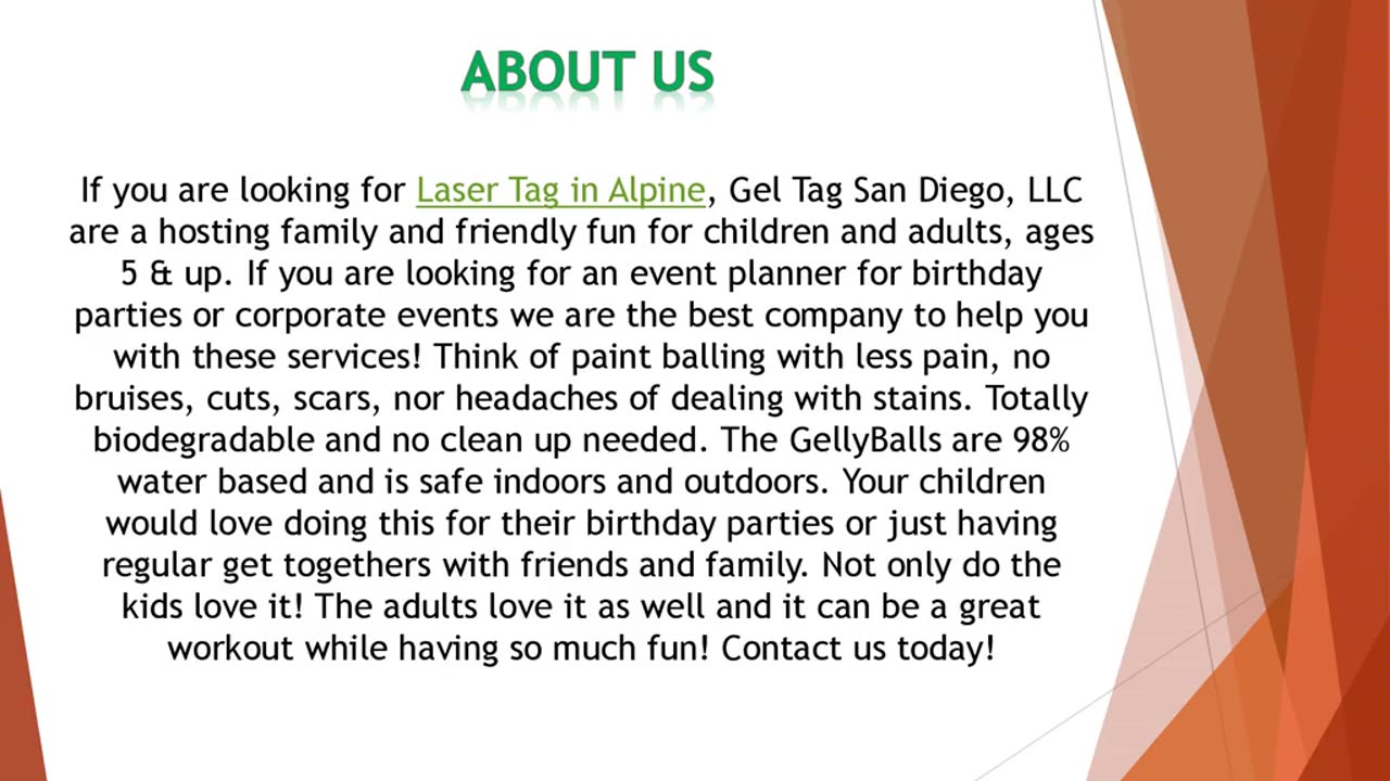 If you are looking for Laser Tag in Alpine