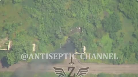 Epic footage of the "Lancet" destroys a Ukrainian Armed Forces tank
