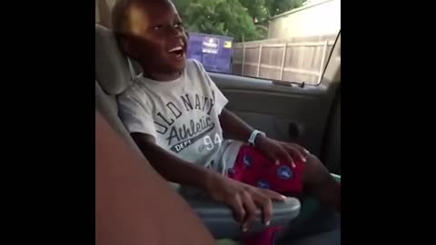 Kid's laughing style went viral