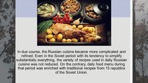 RUSSIAN CUISINE