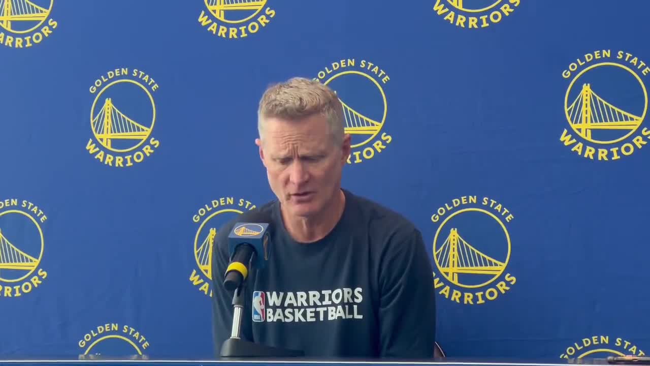 Wiseman was back in the Warriors facility today for a players association meeting